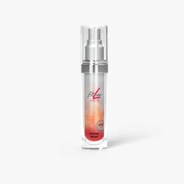صورة عبوة سيروم Activize Serum لتنشيط البشرة، غني بالجوارانا، فيتامين C، ومجموعة فيتامين B مع تقنية NTC® لتعزيز نضارة وحيوية البشرة ومكافحة شيخوخة البشرة المبكرة.